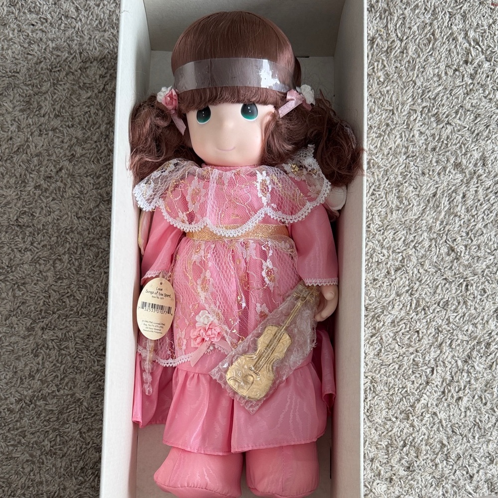 Precious Moments Cream Doll with original Box